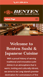 Mobile Screenshot of bentensushi.com